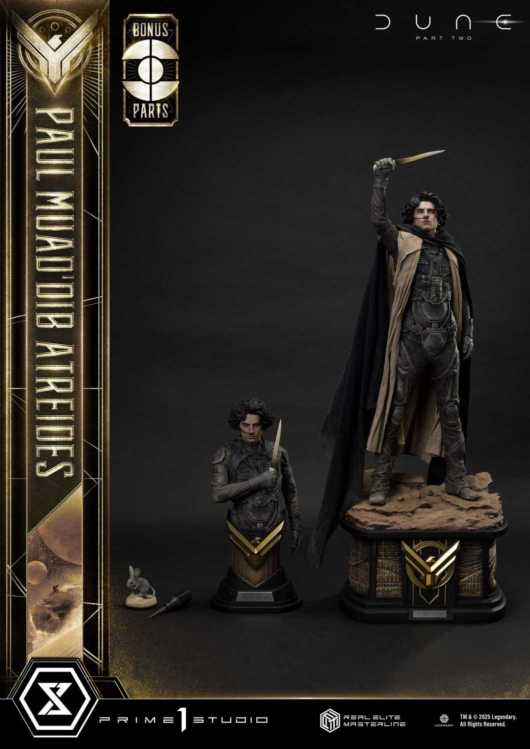 Dune Paul Atreides (Ultimate Bonus Version) 1:3 Scale Statue  (Prototype Shown) View 6