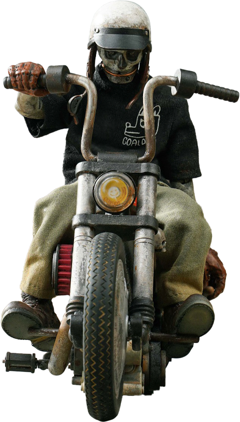 Coal Dog Mr. Silent with Bike Deluxe Action Figure  (Prototype Shown) View 20