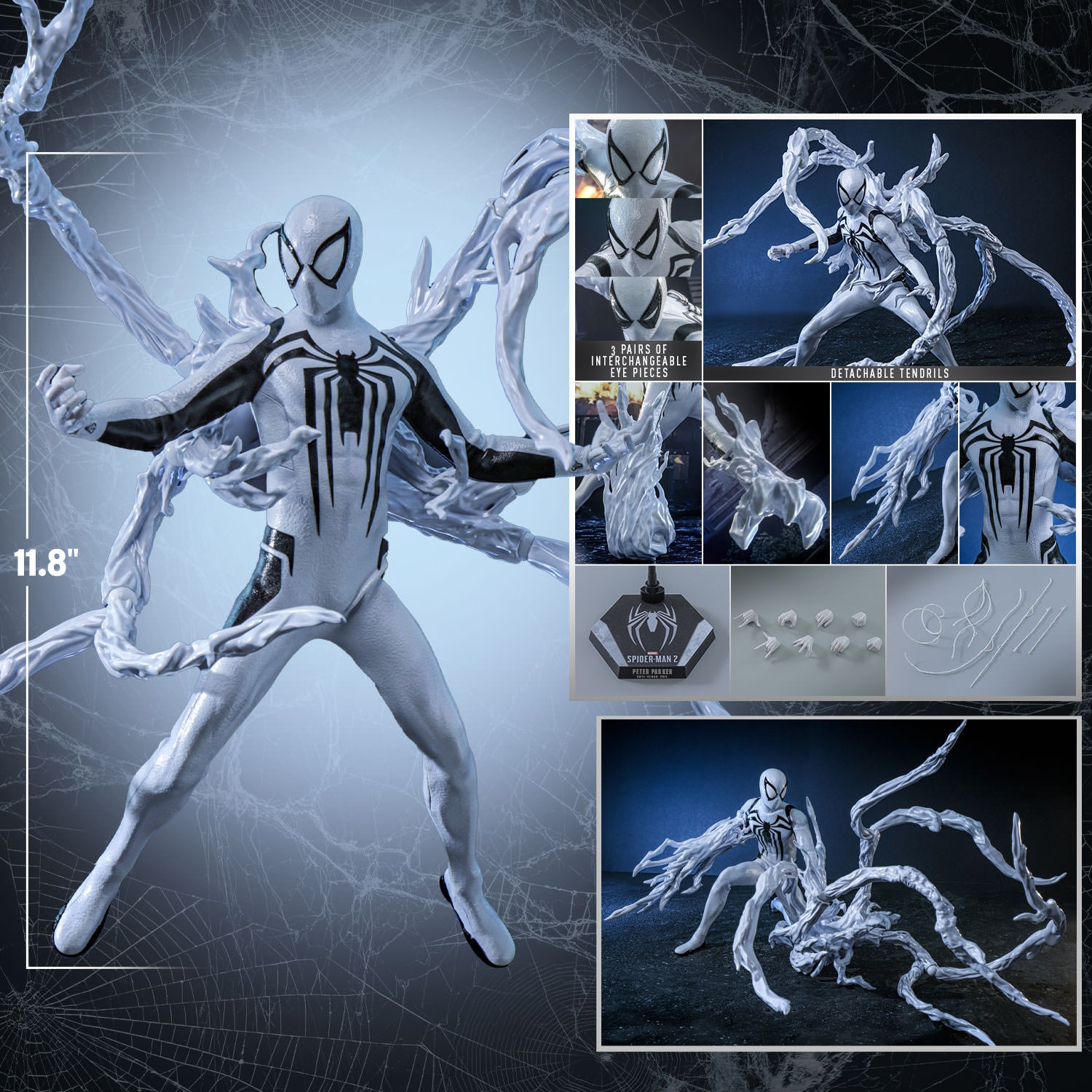Marvel Peter Parker (Anti-Venom Suit) Sixth Scale Figure  (Prototype Shown) View 2