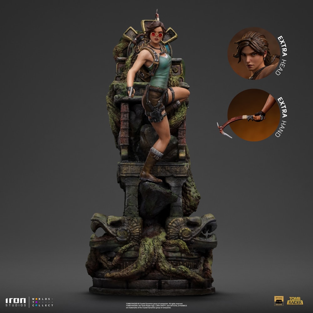 Tomb Raider Lara Croft Deluxe 1:10 Scale Statue  (Prototype Shown) View 6