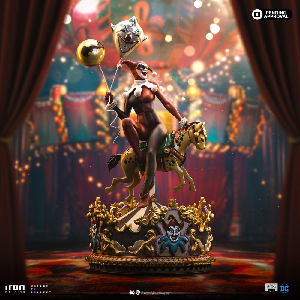 Harley Quinn Unleashed 1:10 Art Scale Statue by Iron Studios