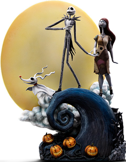 Nightmare Before Christmas Jack and Sally Deluxe 1:10 Scale Statue  (Prototype Shown) View 15