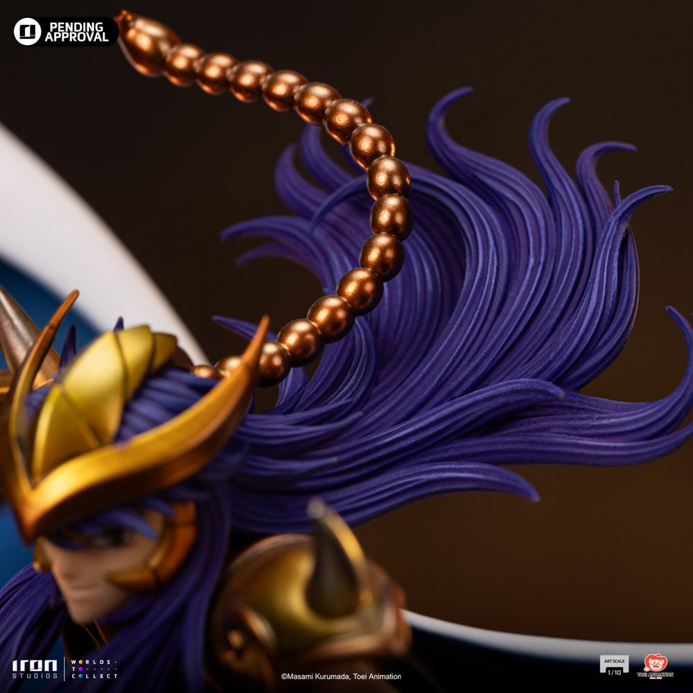 Saint Seiya Scorpio Milo 1:10 Scale Statue  (Prototype Shown) View 3