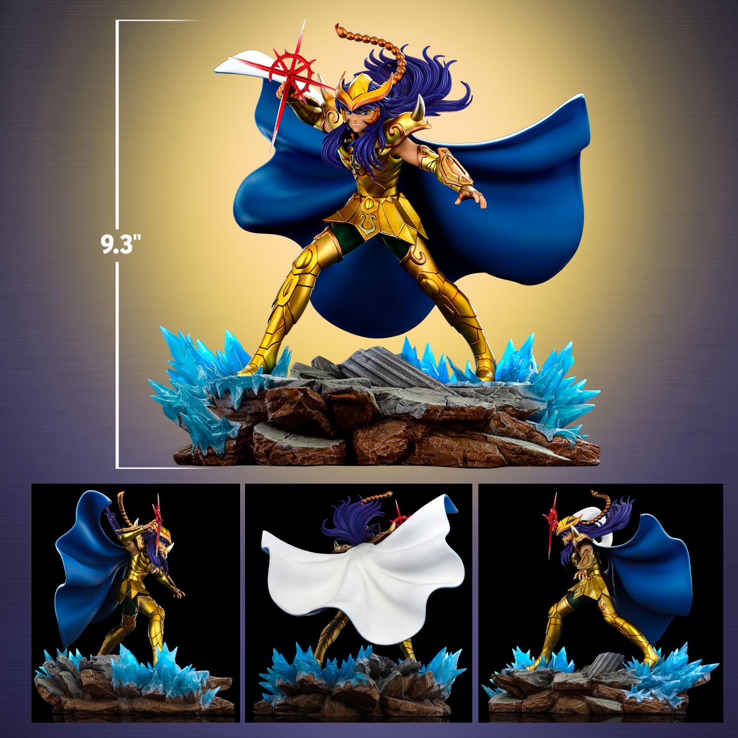 Saint Seiya Scorpio Milo 1:10 Scale Statue  (Prototype Shown) View 2