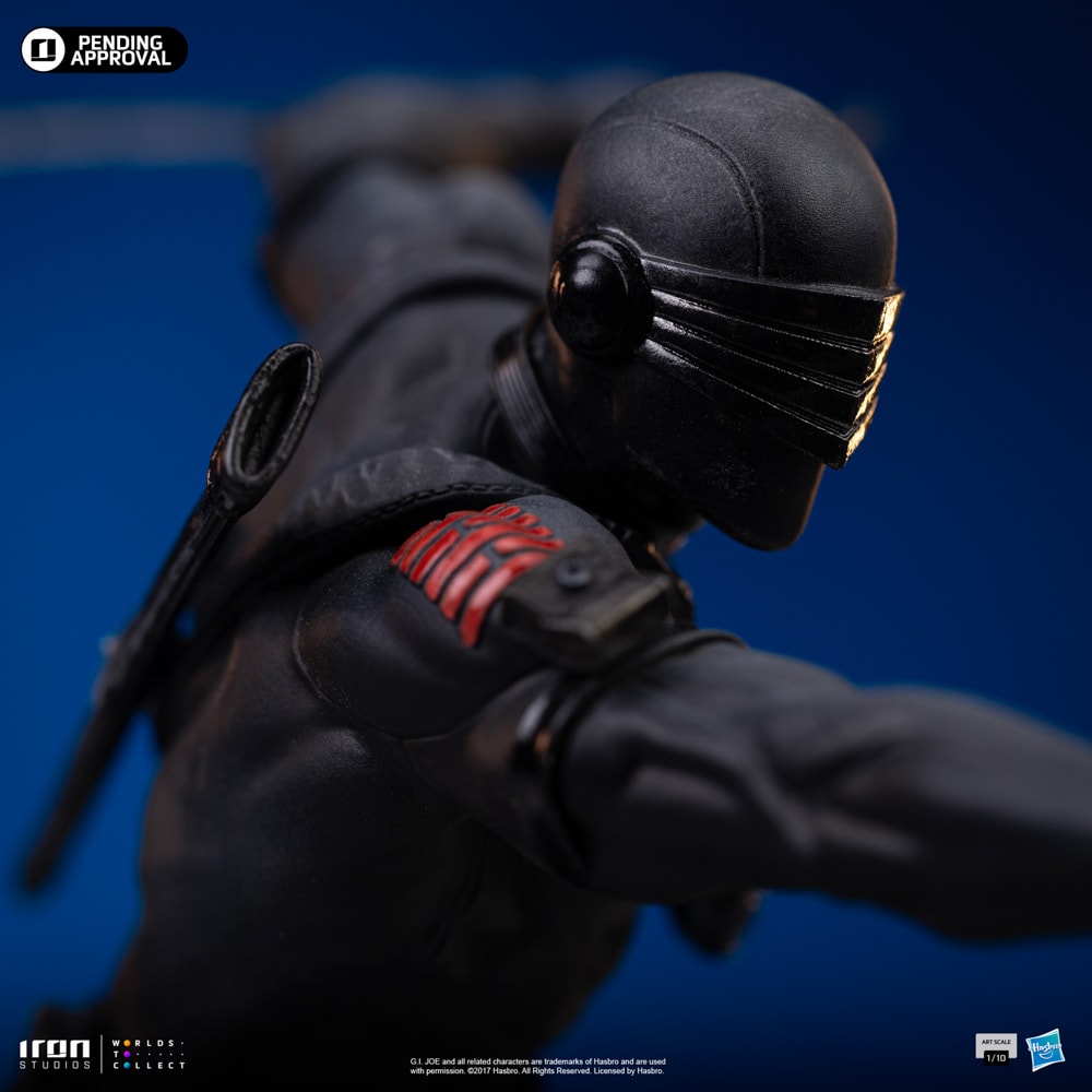 G.I. Joe Snake Eyes 1:10 Scale Statue  (Prototype Shown) View 3