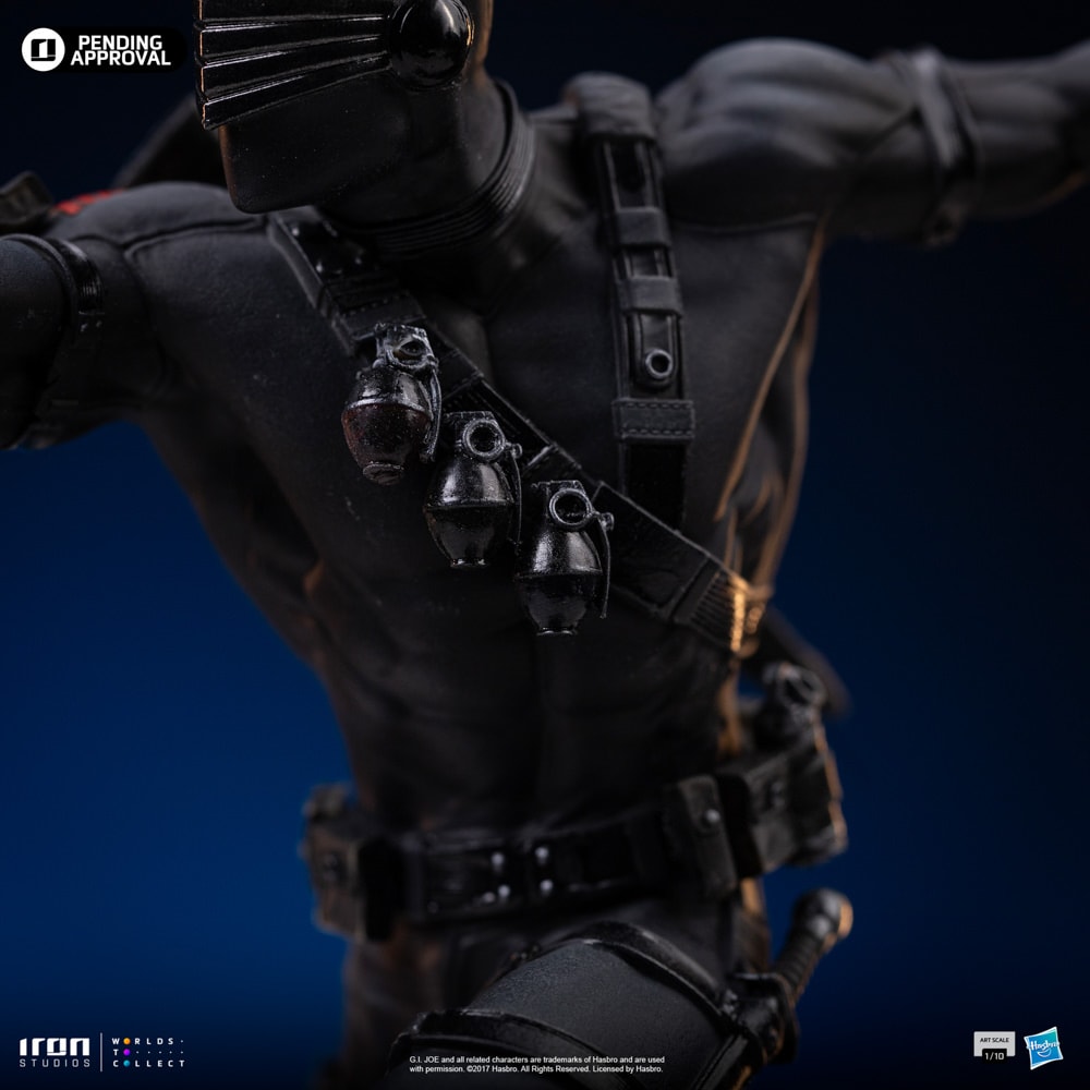 G.I. Joe Snake Eyes 1:10 Scale Statue  (Prototype Shown) View 4