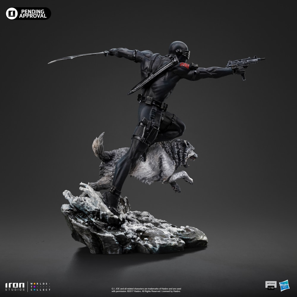 G.I. Joe Snake Eyes 1:10 Scale Statue  (Prototype Shown) View 10