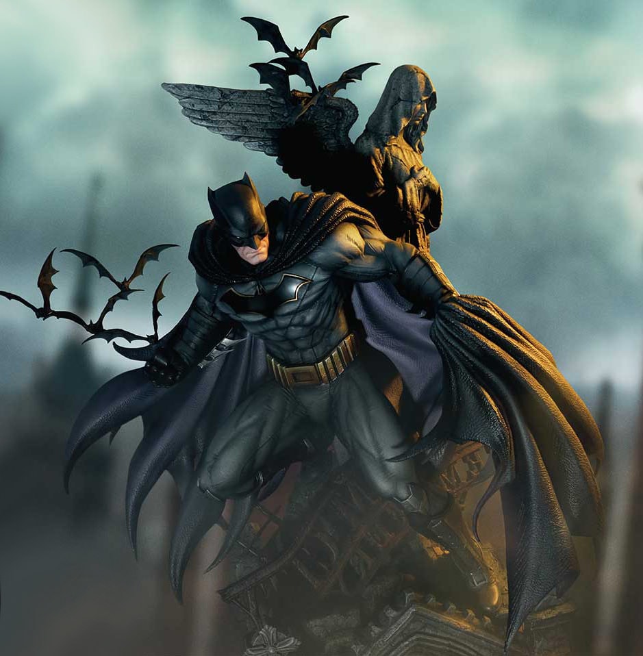 Batman Rebirth Edition Black Quarter Scale Statue by Prime 1