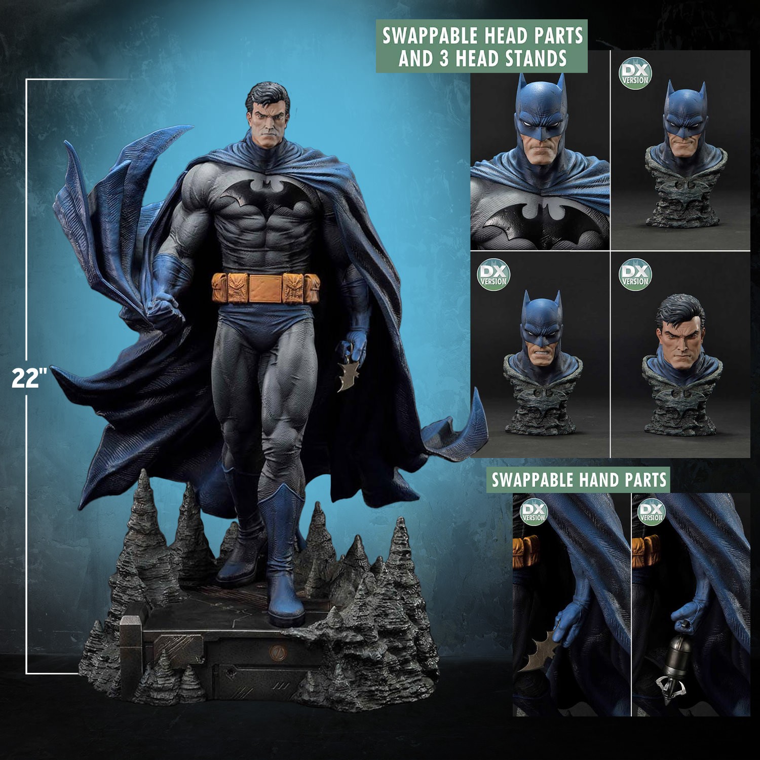 DC Comics Batman (Deluxe Version) Quarter Scale Statue  (Prototype Shown) View 2