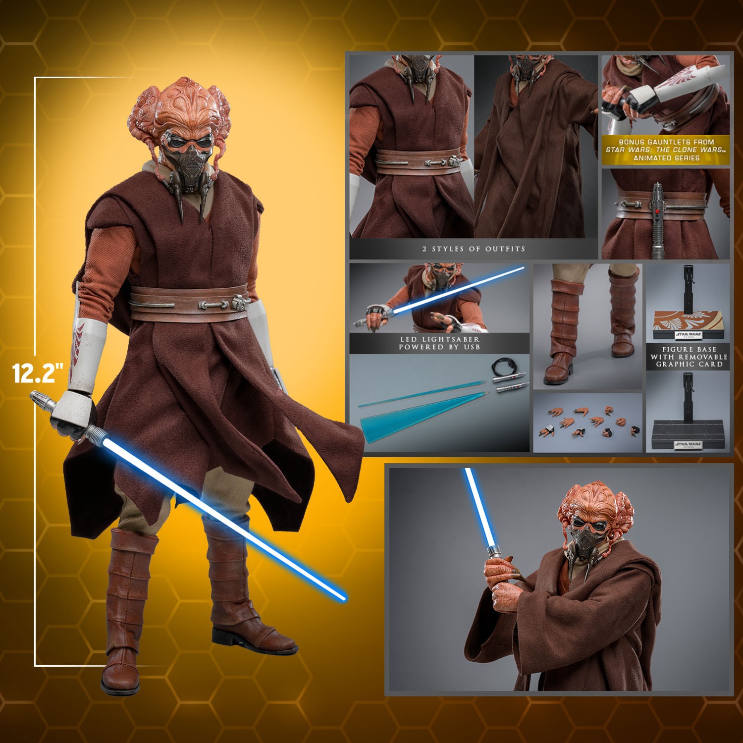 Plo Koon™ Sixth Scale Figure by Hot Toys | Sideshow Collectibles