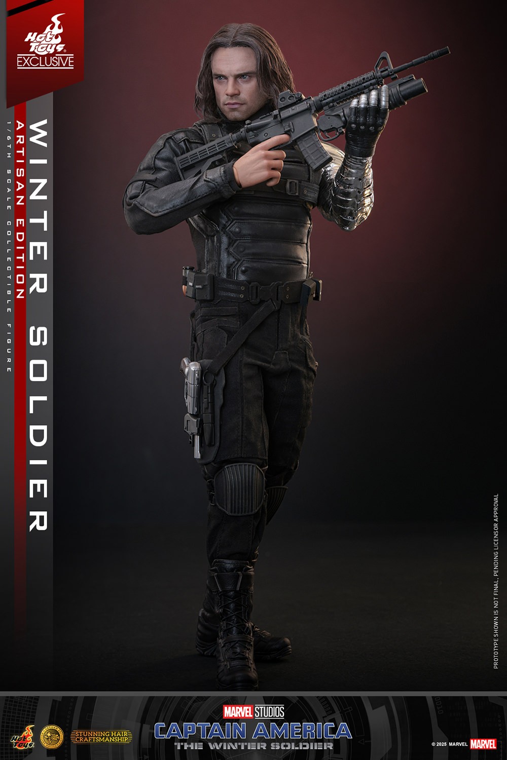 Marvel Winter Soldier (Artisan Edition) Sixth Scale Figure  Collector Edition (Prototype Shown) View 6
