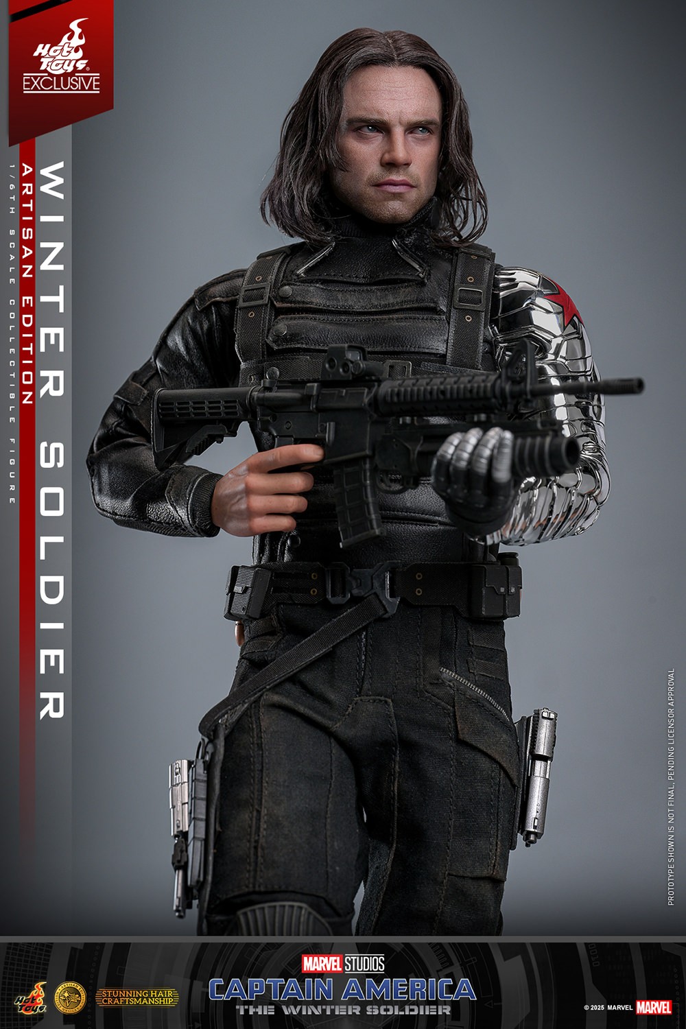 Marvel Winter Soldier (Artisan Edition) Sixth Scale Figure  Collector Edition (Prototype Shown) View 11