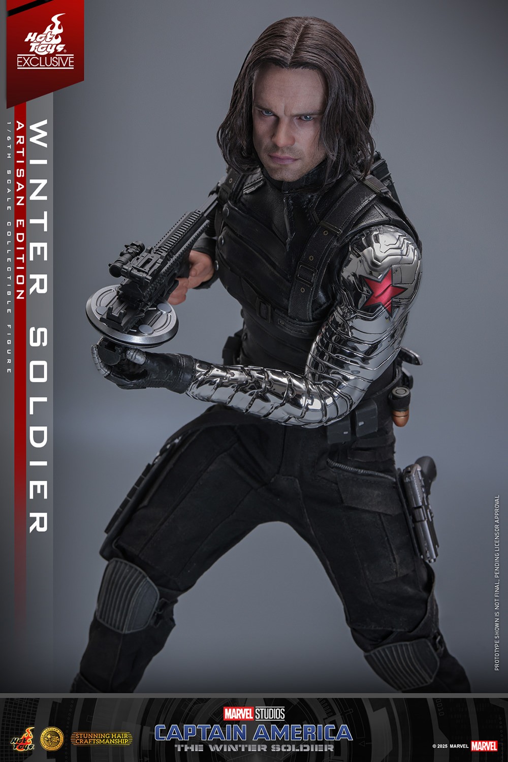 Marvel Winter Soldier (Artisan Edition) (Special Edition) Sixth Scale Figure  (Prototype Shown) View 6