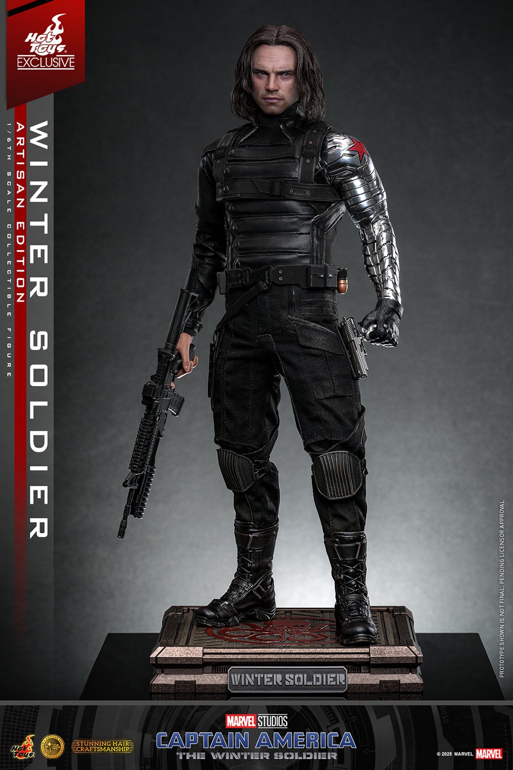 Marvel Winter Soldier (Artisan Edition) (Special Edition) Sixth Scale Figure  (Prototype Shown) View 10