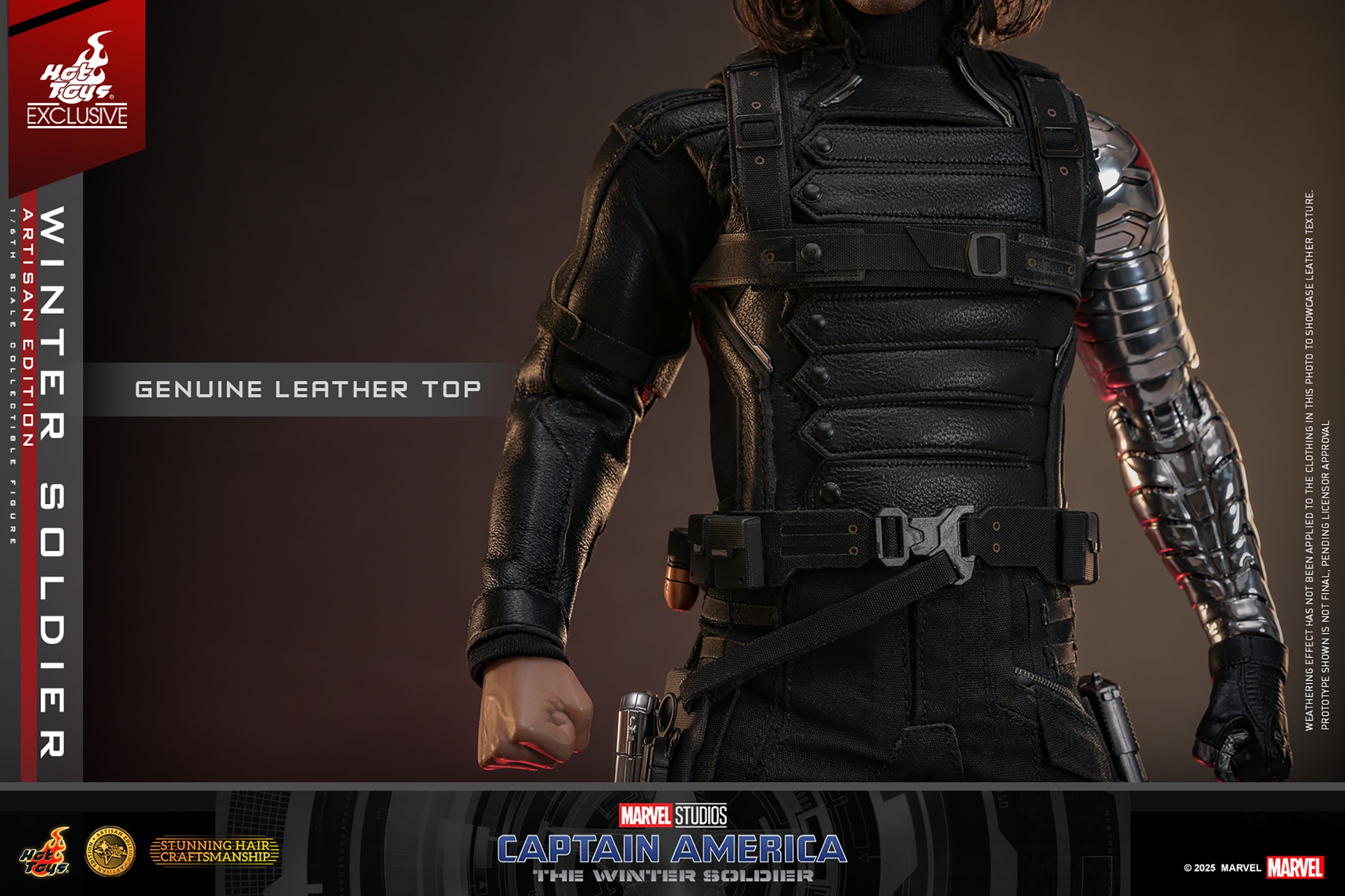 Marvel Winter Soldier (Artisan Edition) (Special Edition) Sixth Scale Figure  (Prototype Shown) View 17