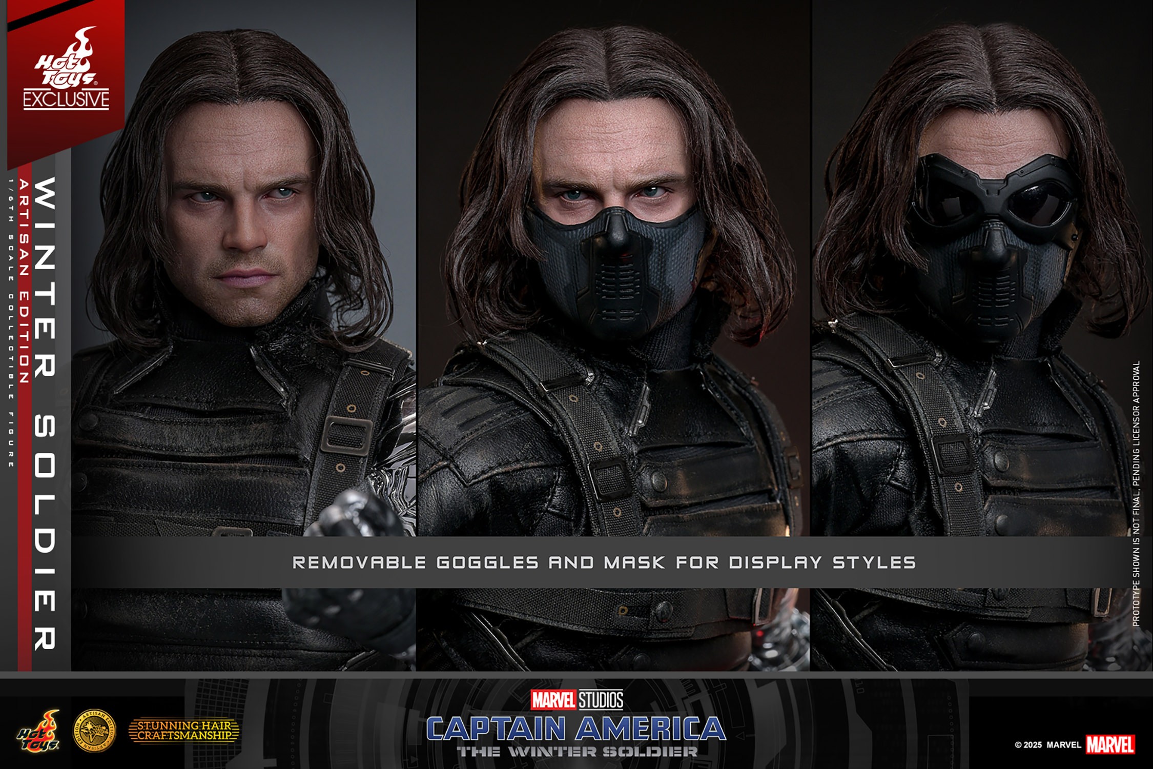 Marvel Winter Soldier (Artisan Edition) (Special Edition) Sixth Scale Figure  (Prototype Shown) View 20