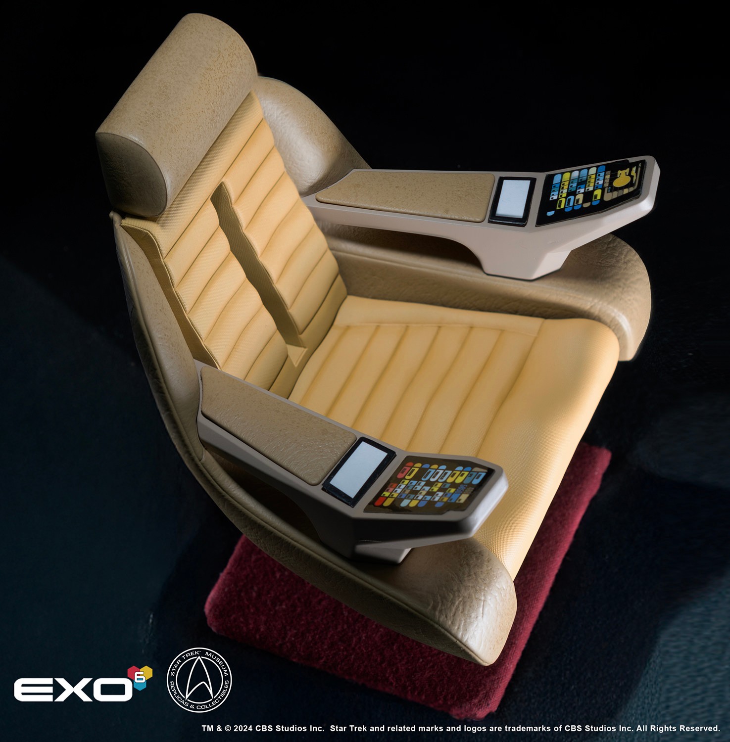Enterprise-D Captain’s Chair Prop Replica by EXO-6 Collectibles ...