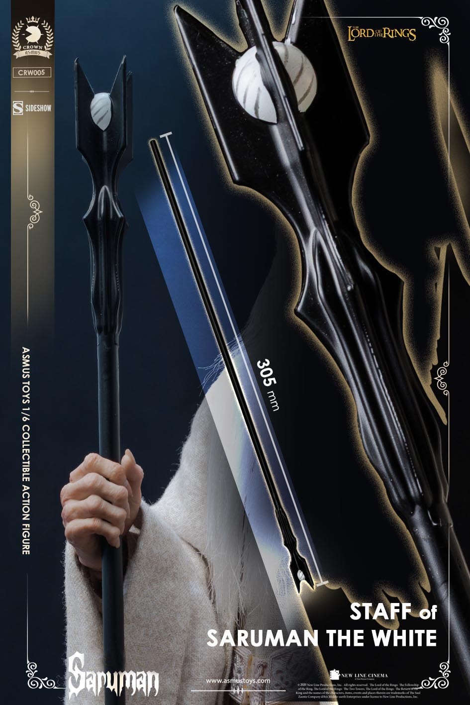 The Lord of the Rings Saruman Sixth Scale Figure  (Prototype Shown) View 10