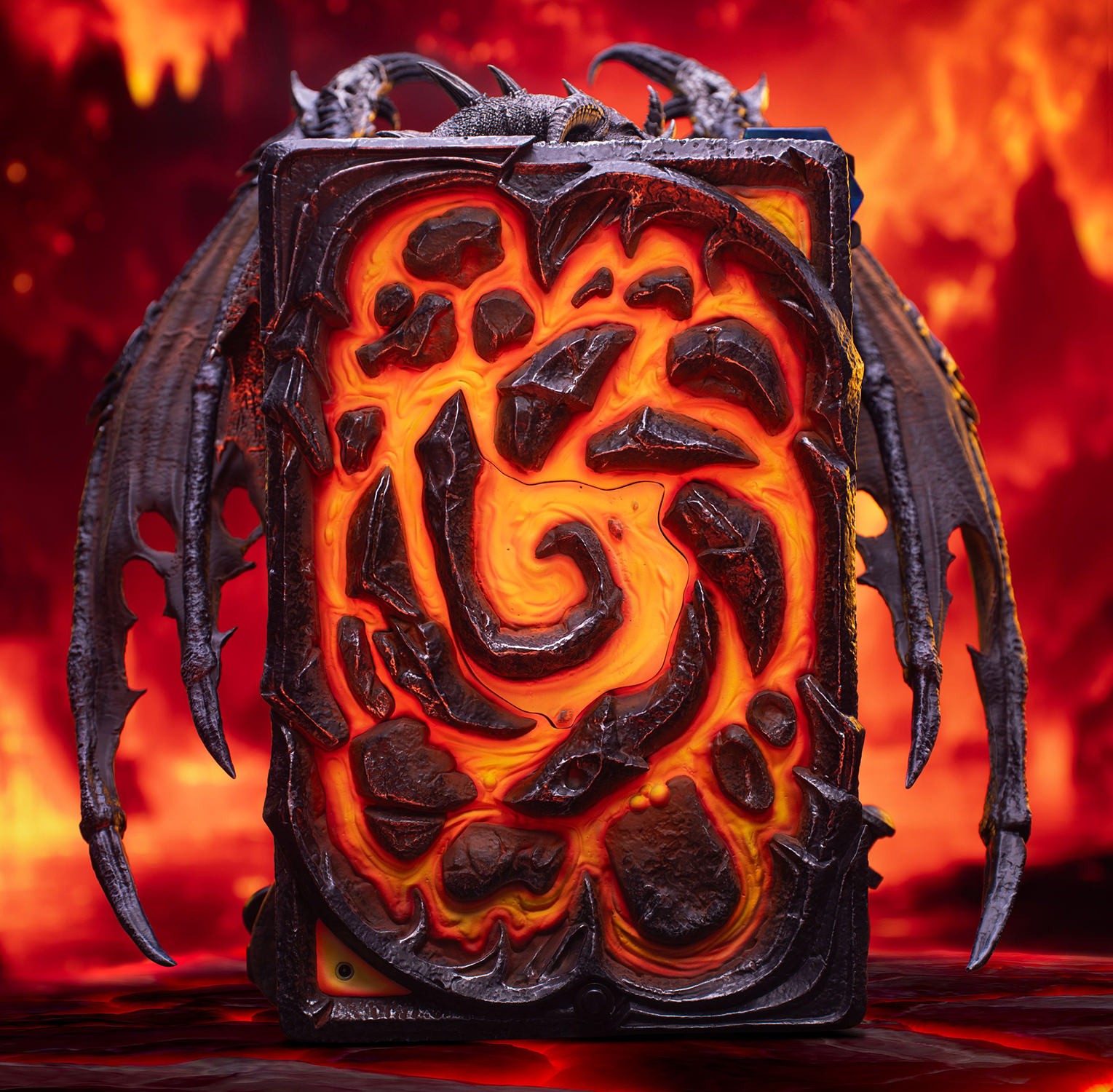 Warcraft Deathwing 3D Art Frame Statues  (Prototype Shown) View 4