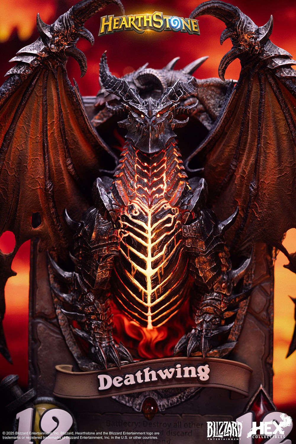 Warcraft Deathwing 3D Art Frame Statues  (Prototype Shown) View 6