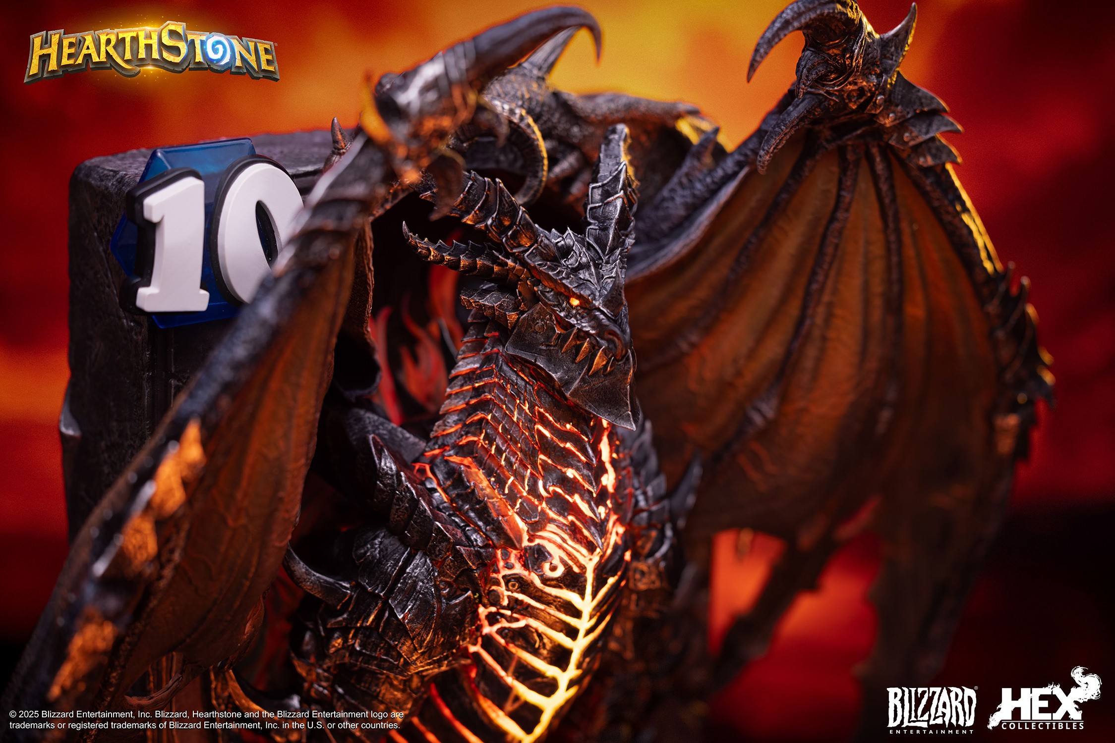 Warcraft Deathwing 3D Art Frame Statues  (Prototype Shown) View 7