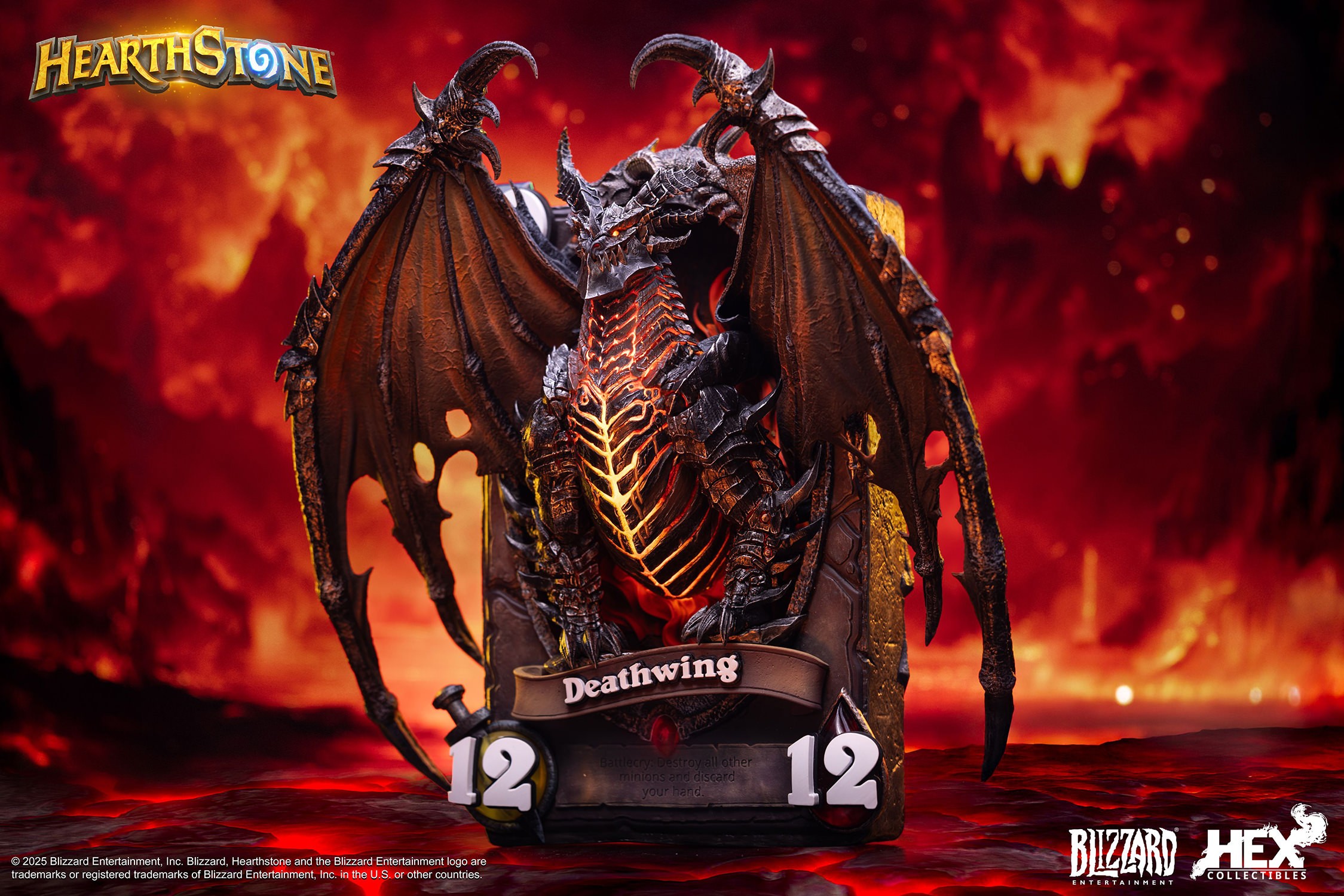 Warcraft Deathwing 3D Art Frame Statues  (Prototype Shown) View 8