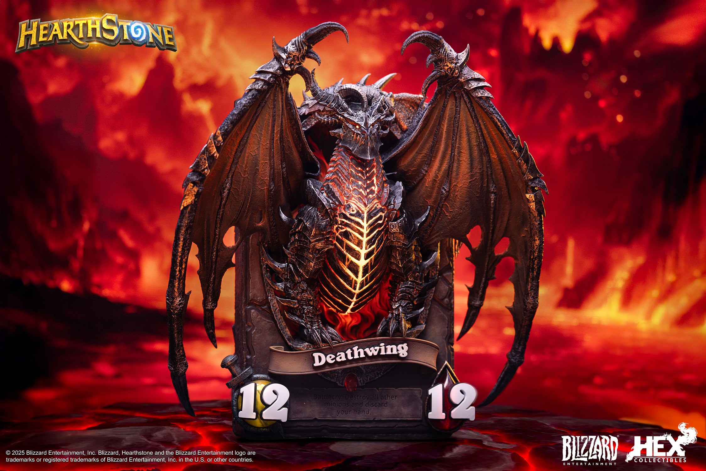 Warcraft Deathwing 3D Art Frame Statues  (Prototype Shown) View 9