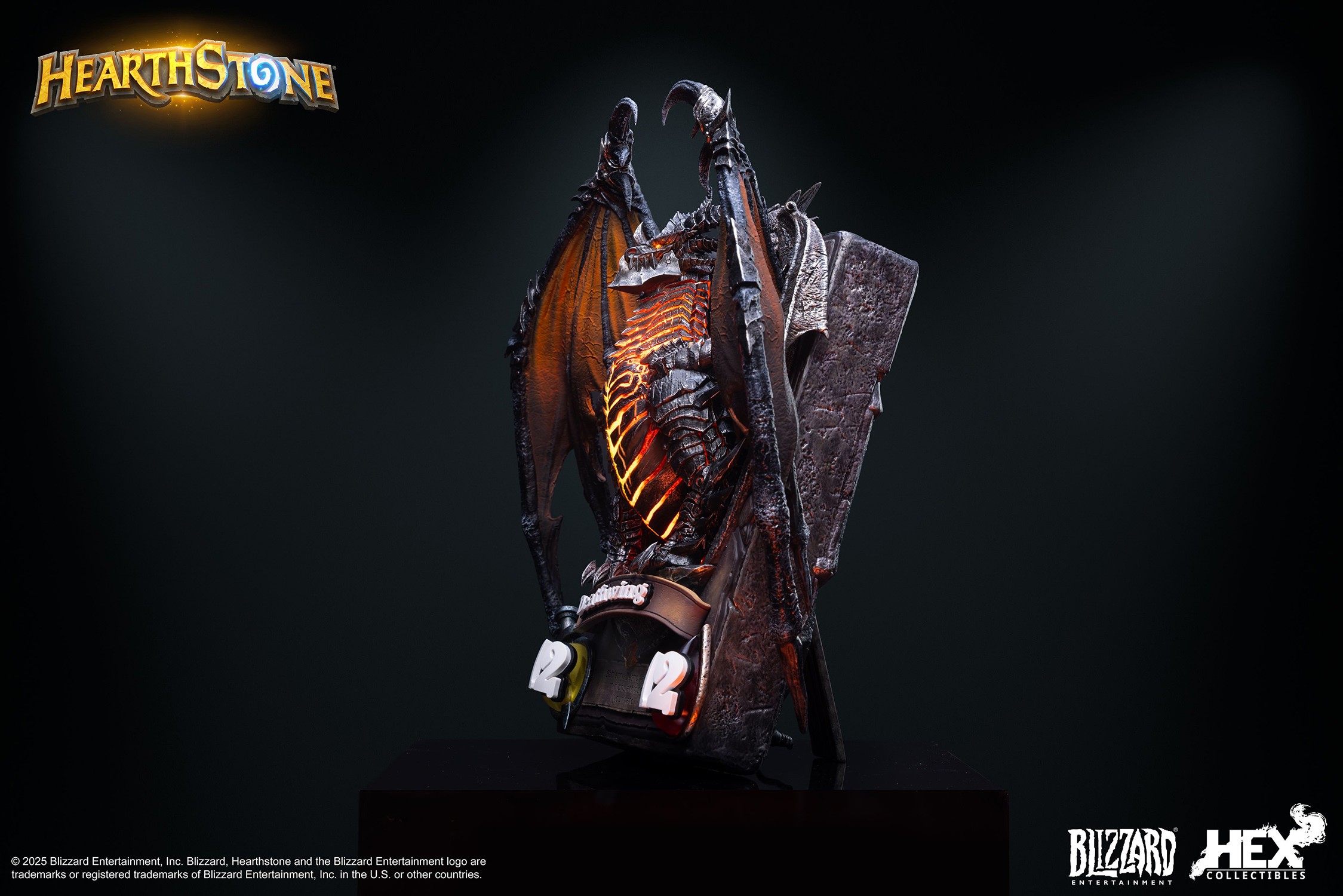 Warcraft Deathwing 3D Art Frame Statues  (Prototype Shown) View 19