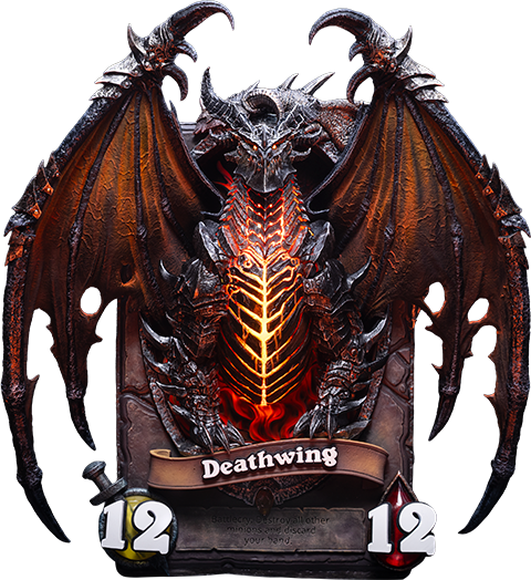 Warcraft Deathwing 3D Art Frame Statues  (Prototype Shown) View 20