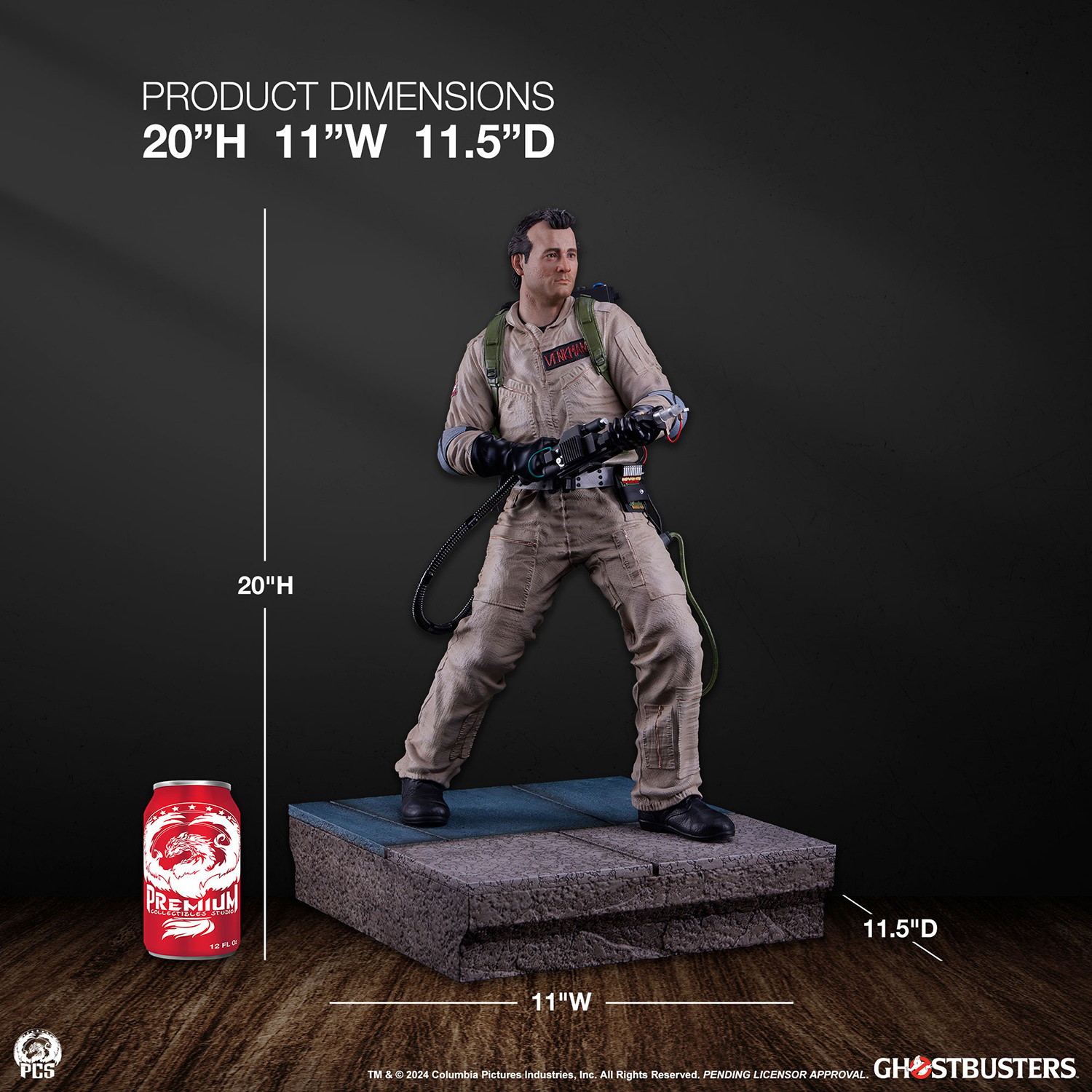Ghostbusters Ghostbusters: Peter Venkman Quarter Scale Statue  Collector Edition (Prototype Shown) View 2
