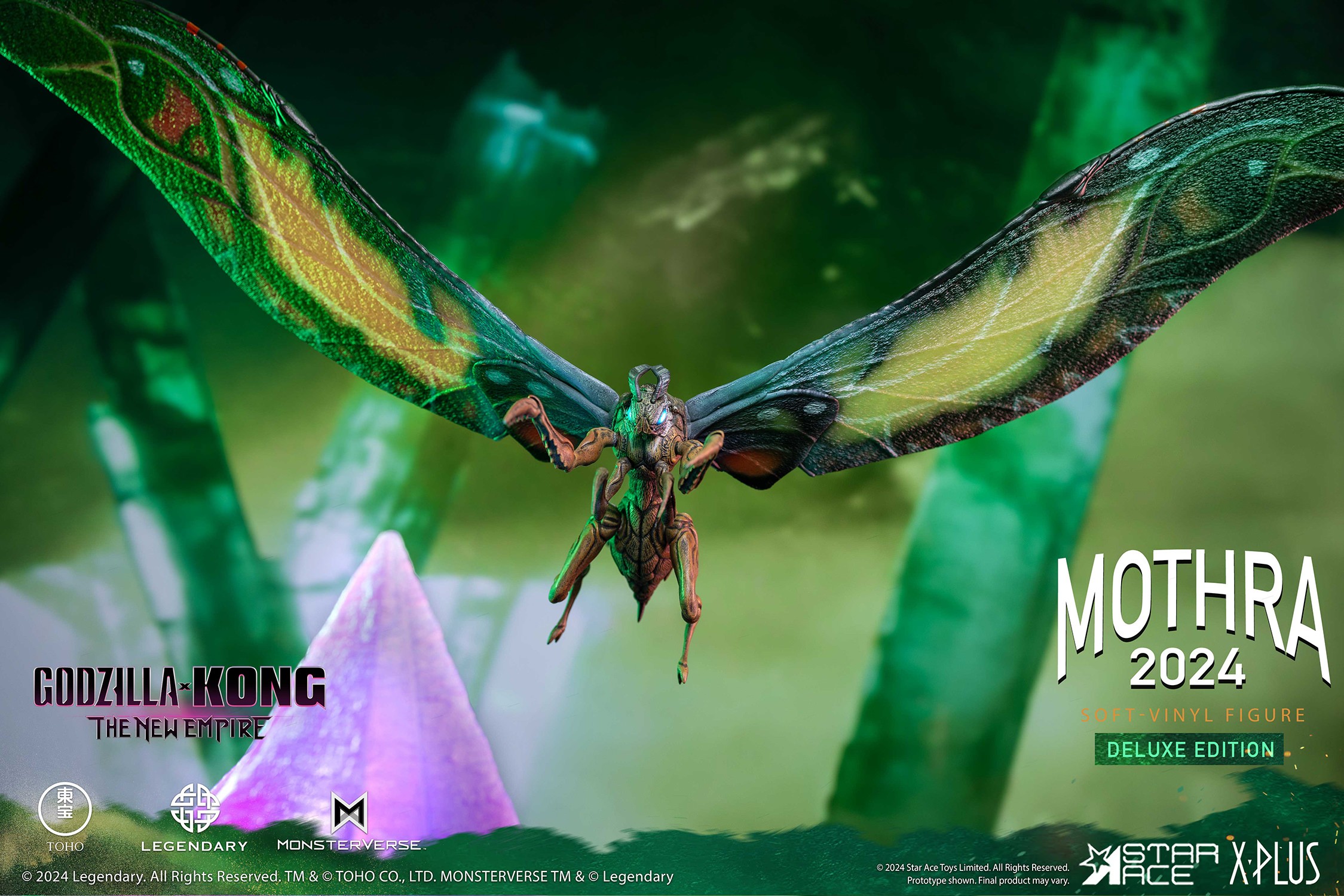 Godzilla Mothra (2024) Deluxe Collectible Figure  (Prototype Shown) View 4