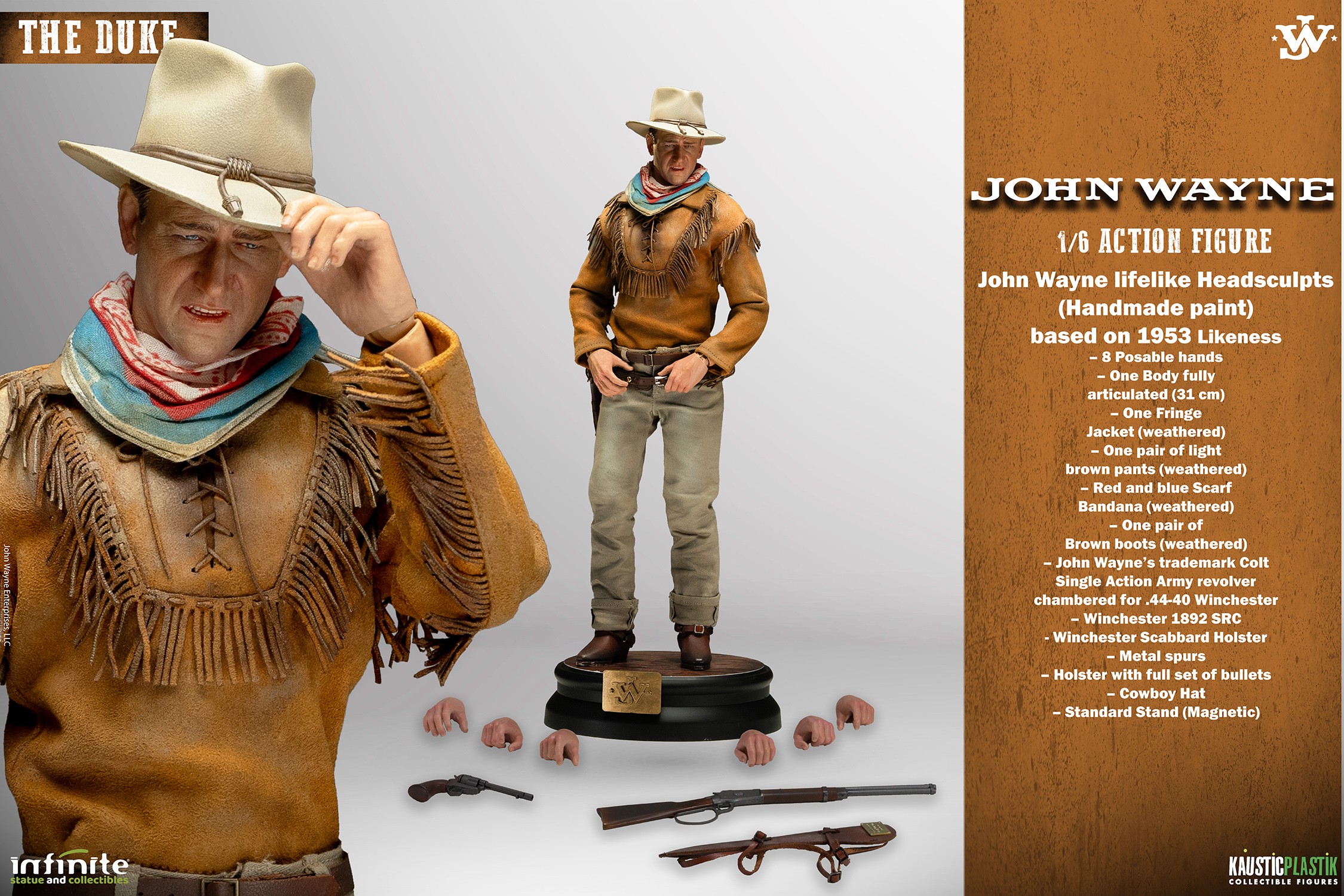 John Wayne John Wayne as The Duke Sixth Scale Figure  Collector Edition (Prototype Shown) View 16