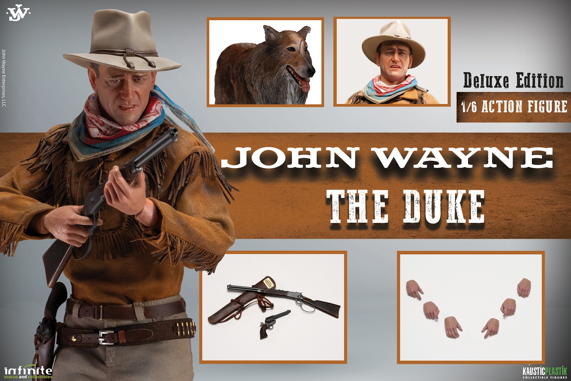 John Wayne John Wayne as The Duke Deluxe Sixth Scale Figure  (Prototype Shown) View 13