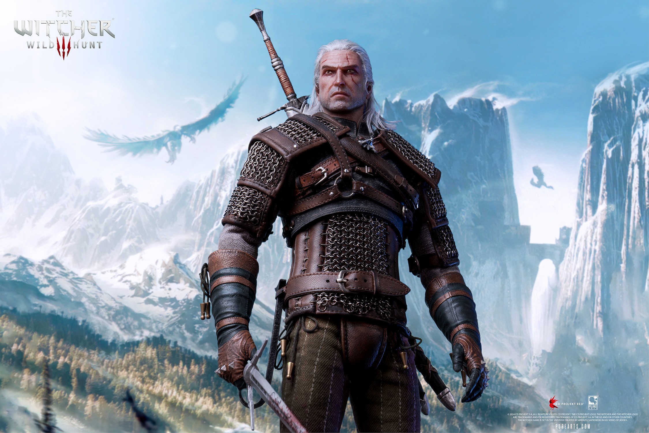 The Witcher 3: Wild Hunt Geralt of Rivia Sixth Scale Figure The Witcher 3: Wild Hunt Geralt of Rivia Sixth Scale Figure