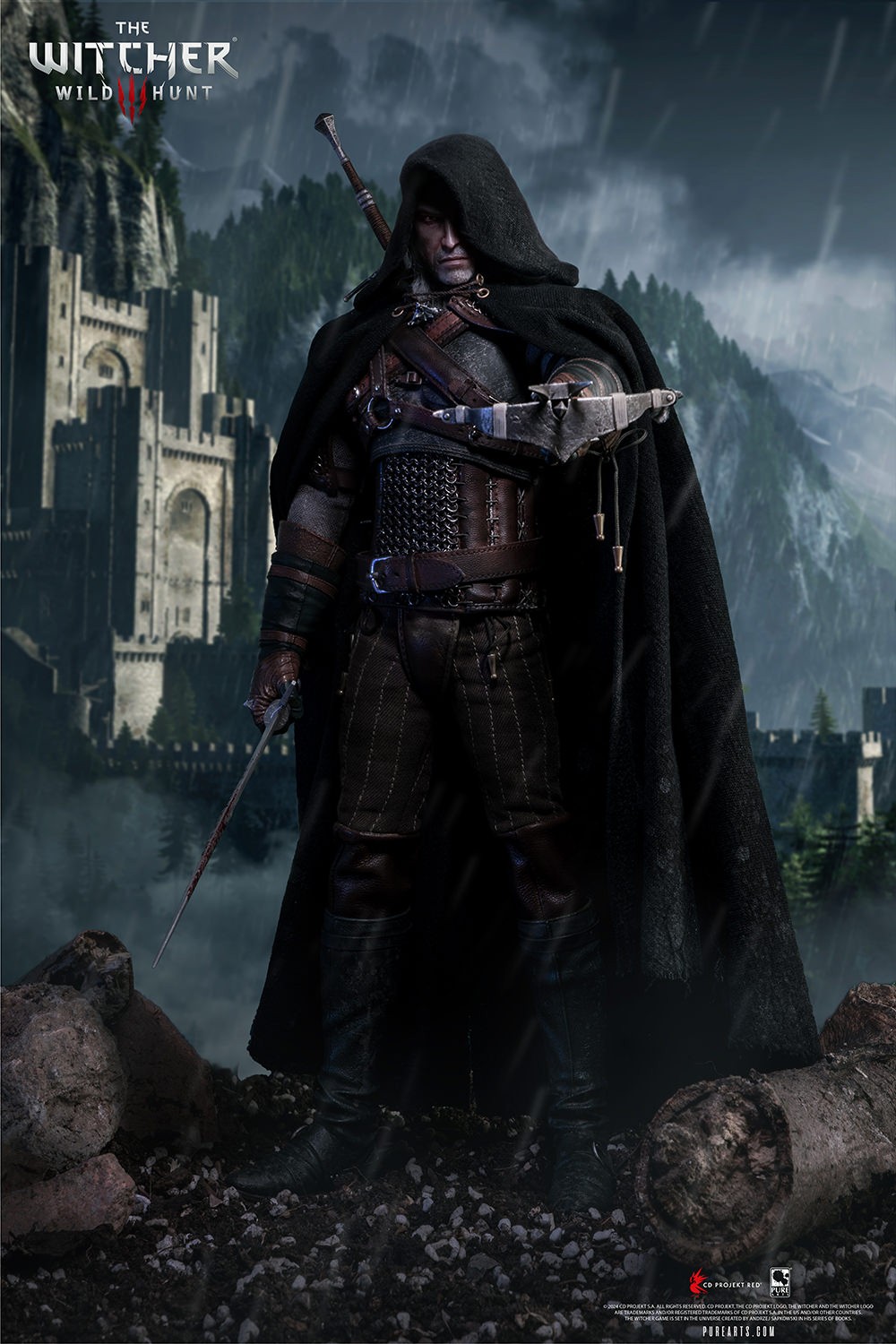 The Witcher 3: Wild Hunt Geralt of Rivia Sixth Scale Figure  (Prototype Shown) View 12
