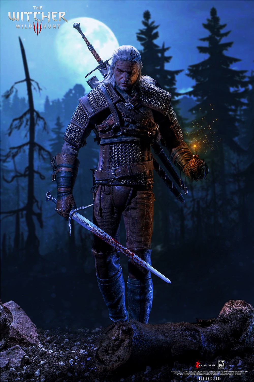 The Witcher 3: Wild Hunt Geralt of Rivia Sixth Scale Figure  (Prototype Shown) View 14