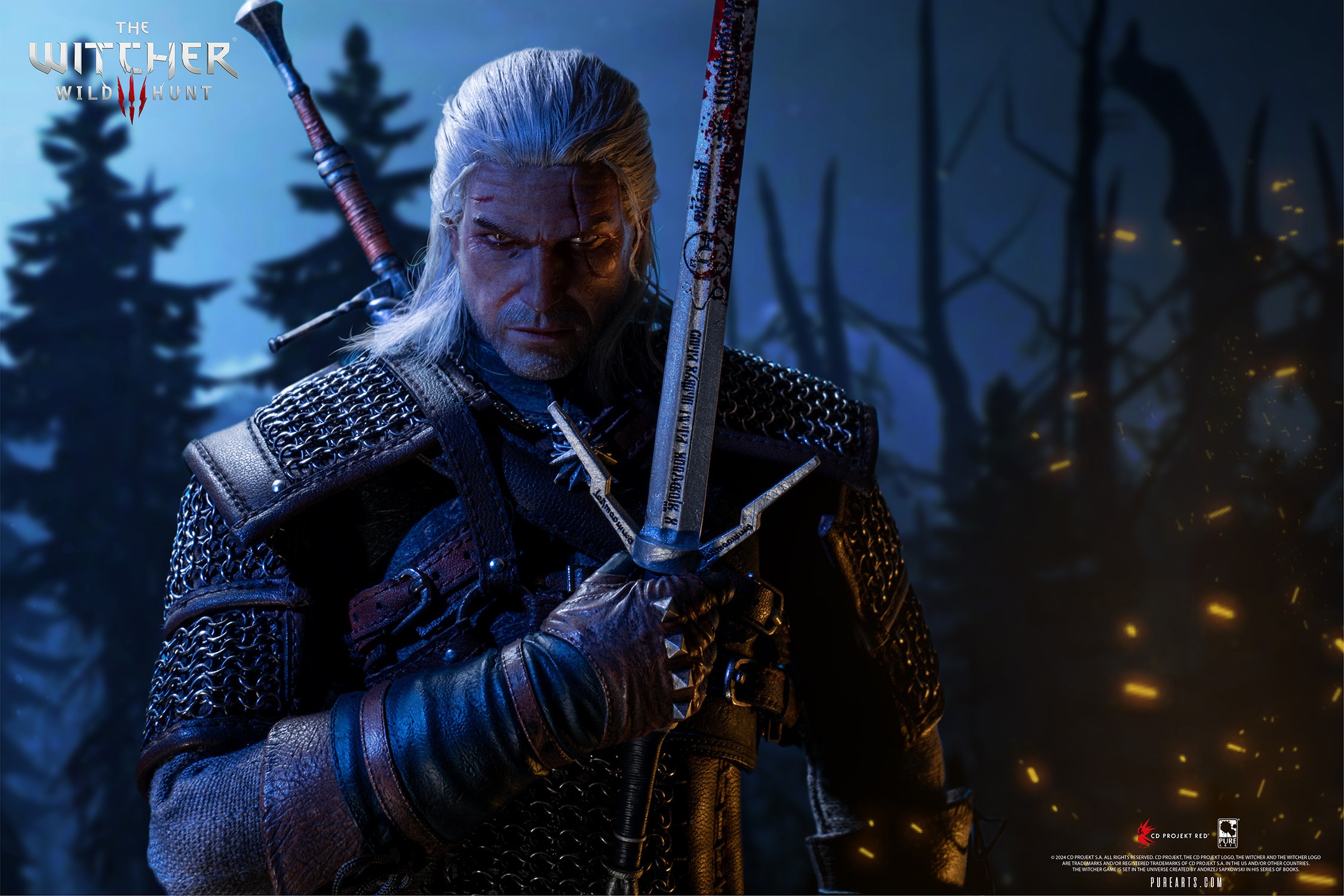 The Witcher 3: Wild Hunt Geralt of Rivia Sixth Scale Figure  (Prototype Shown) View 19