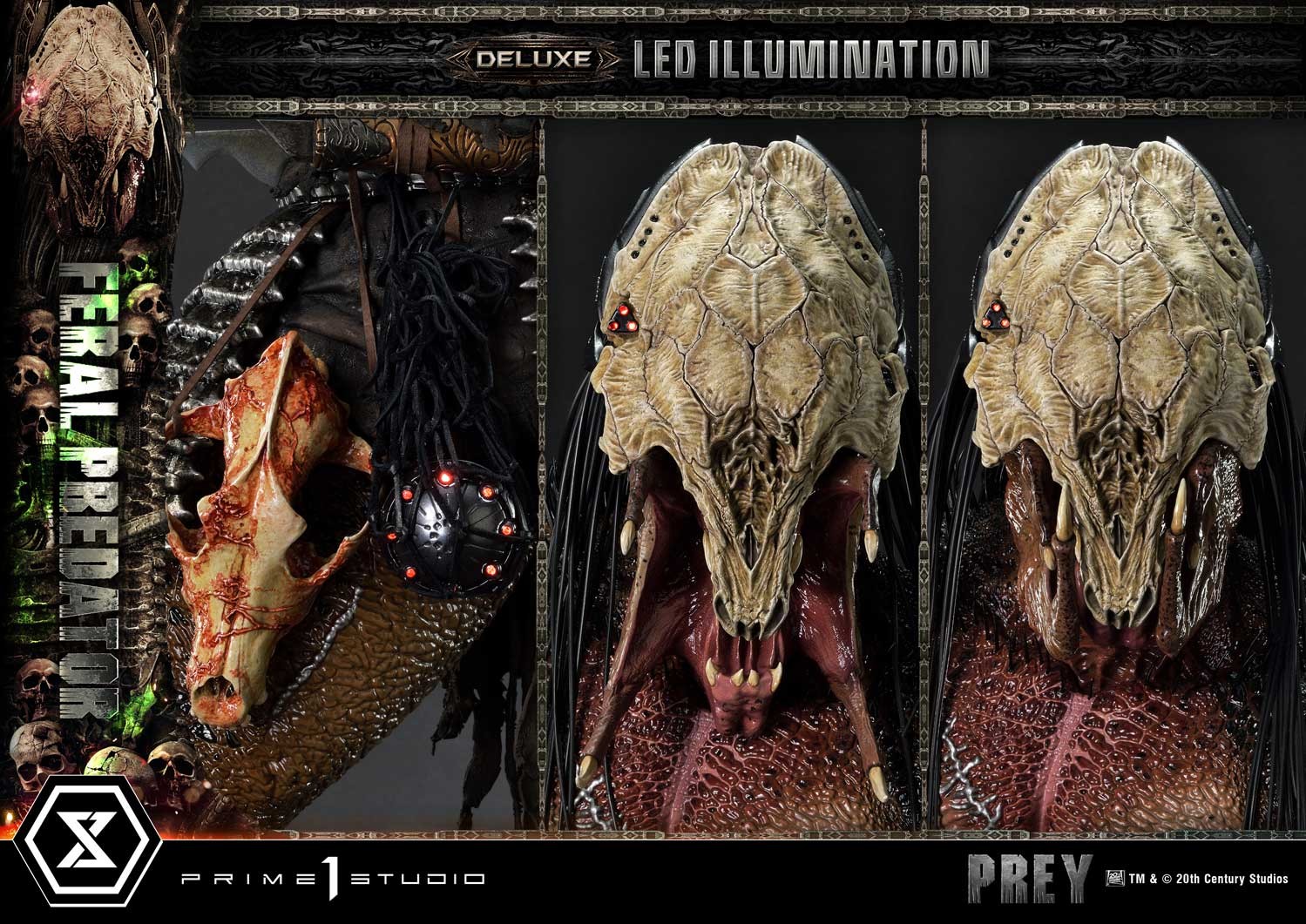 Predator Feral Predator (Deluxe Version) 1:3 Scale Statue  (Prototype Shown) View 7