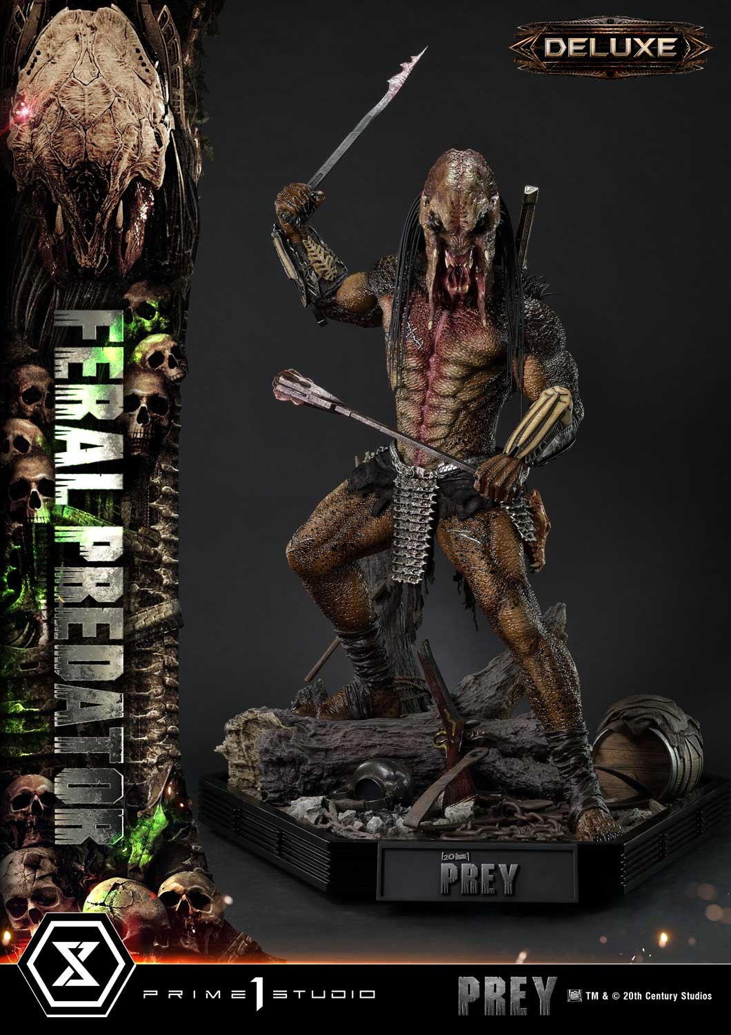 Predator Feral Predator (Deluxe Version) 1:3 Scale Statue  (Prototype Shown) View 9