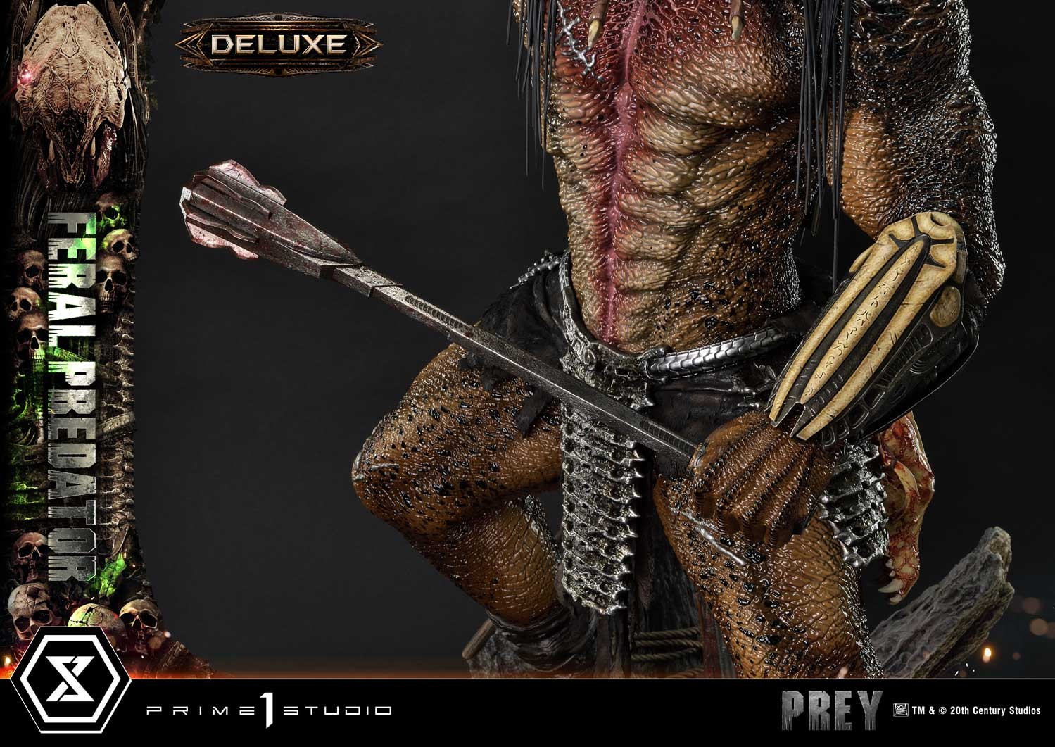 Predator Feral Predator (Deluxe Version) 1:3 Scale Statue  (Prototype Shown) View 17