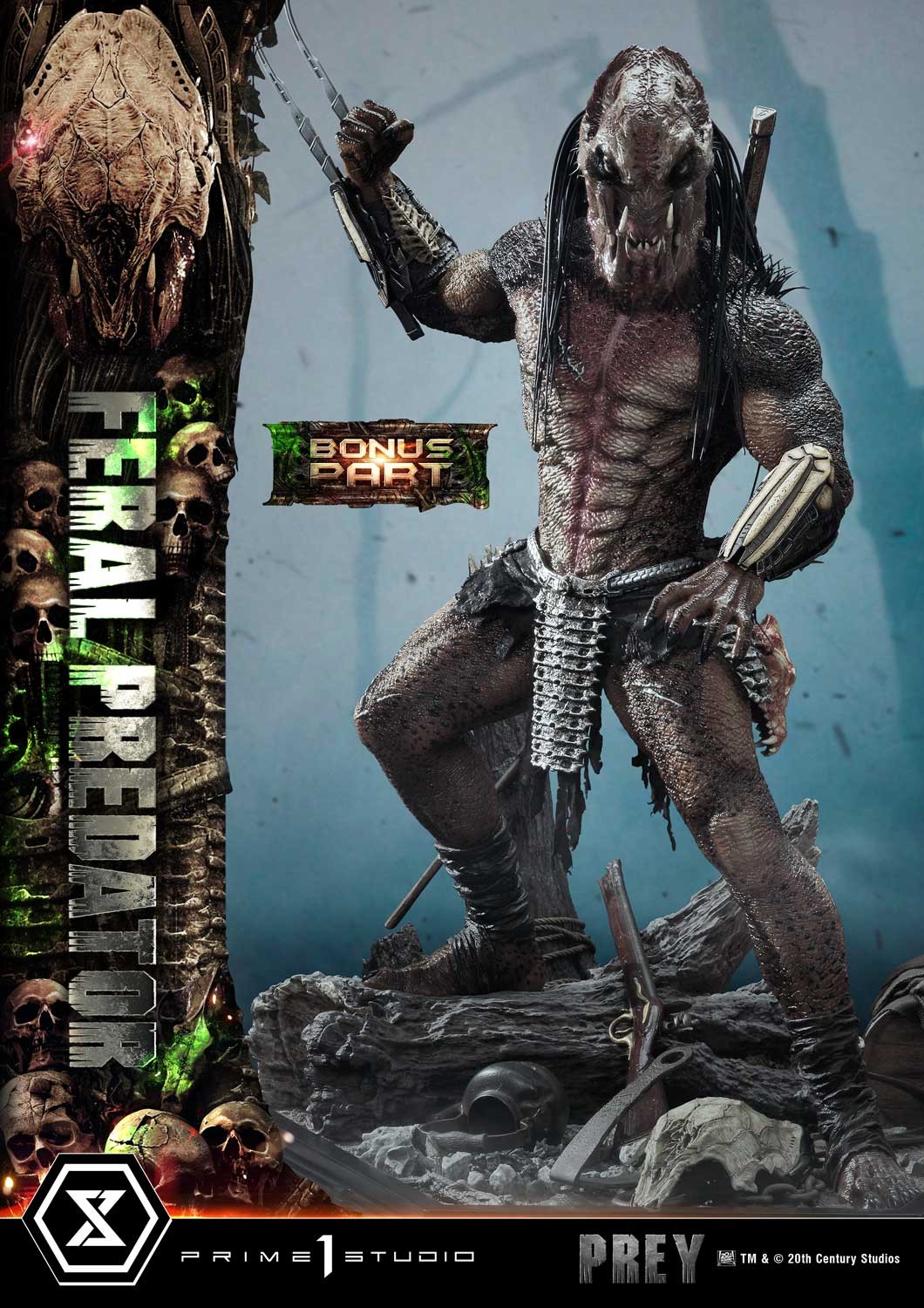Predator Feral Predator (Deluxe Bonus Version) 1:3 Scale Statue  (Prototype Shown) View 9