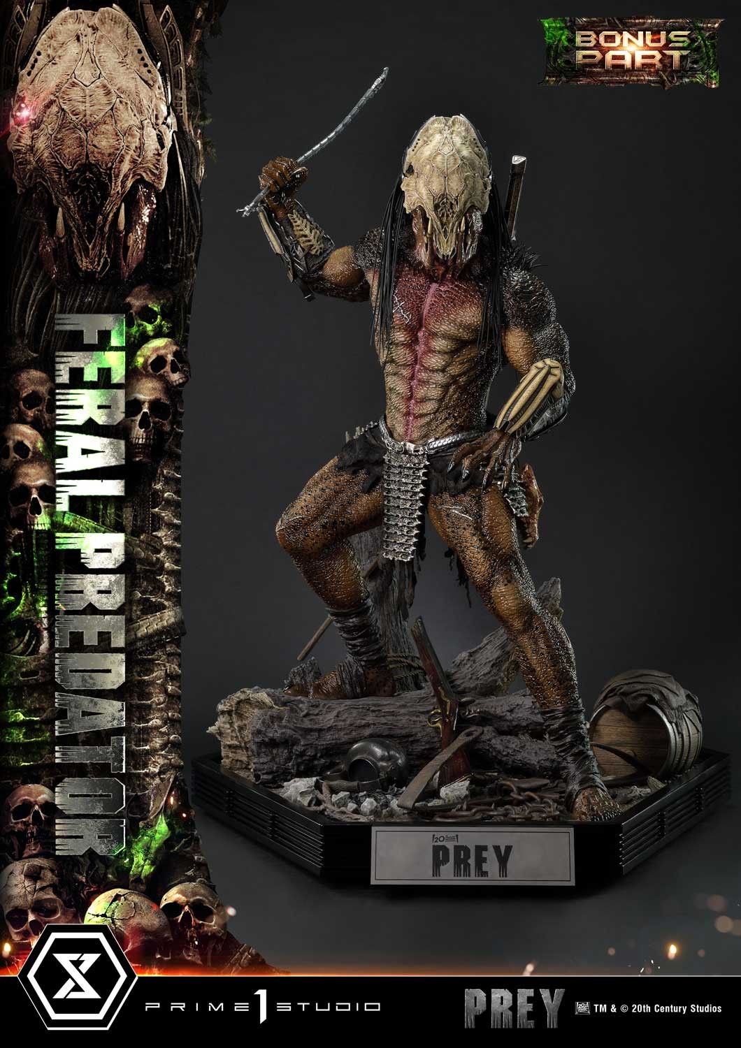 Predator Feral Predator (Deluxe Bonus Version) 1:3 Scale Statue  (Prototype Shown) View 10
