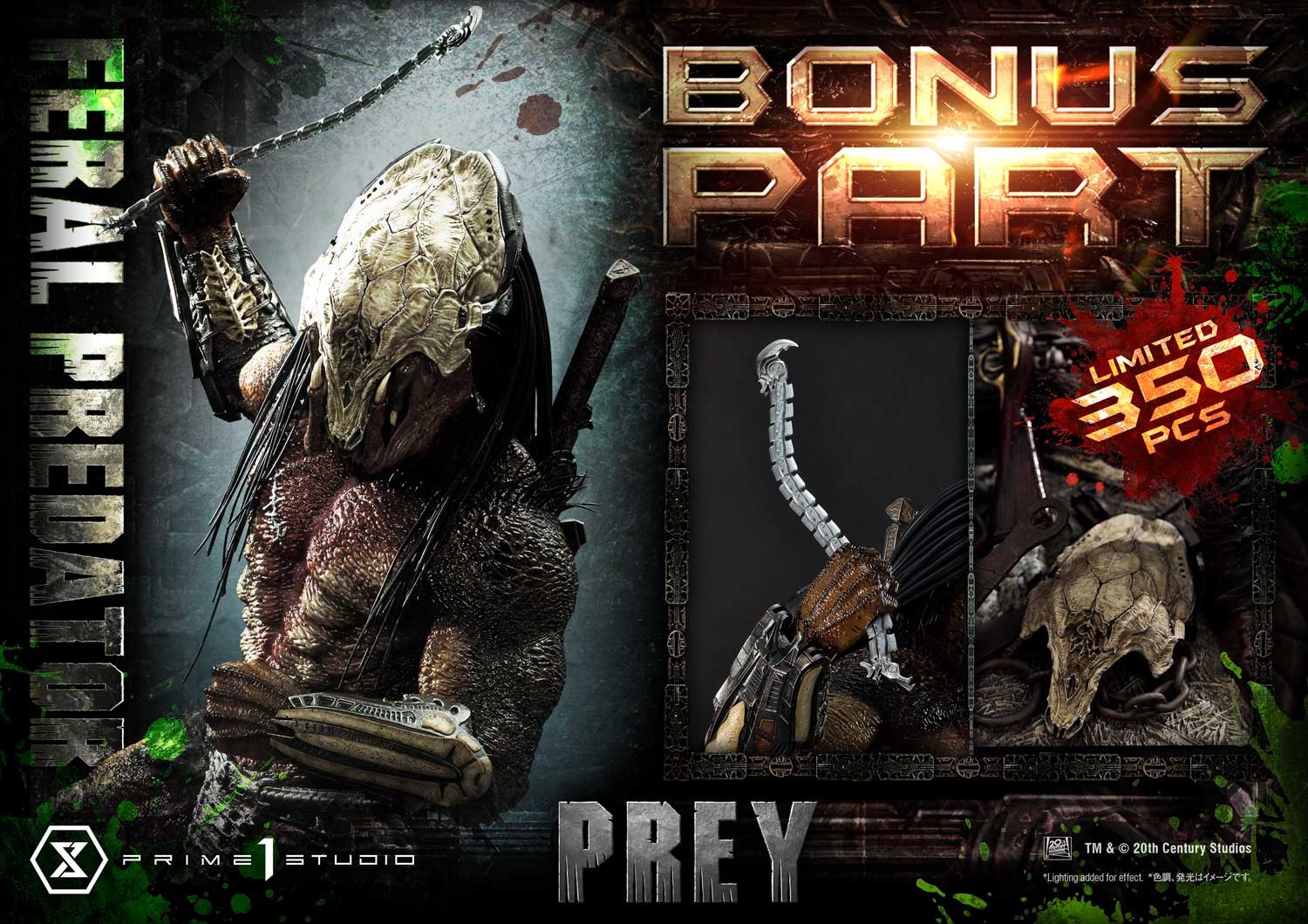 Predator Feral Predator (Deluxe Bonus Version) 1:3 Scale Statue  (Prototype Shown) View 12
