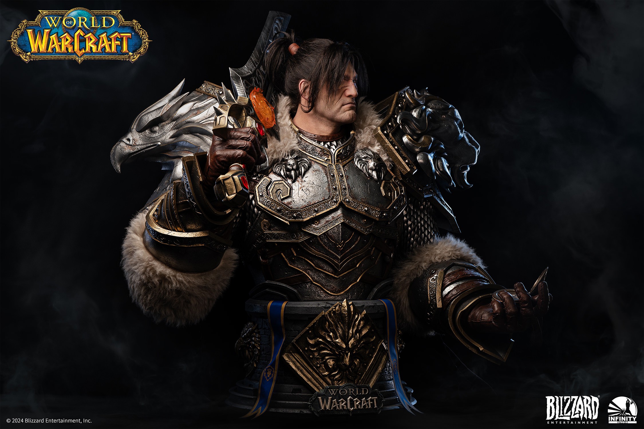 Warcraft Varian Wrynn Life-Size Bust  (Prototype Shown) View 5