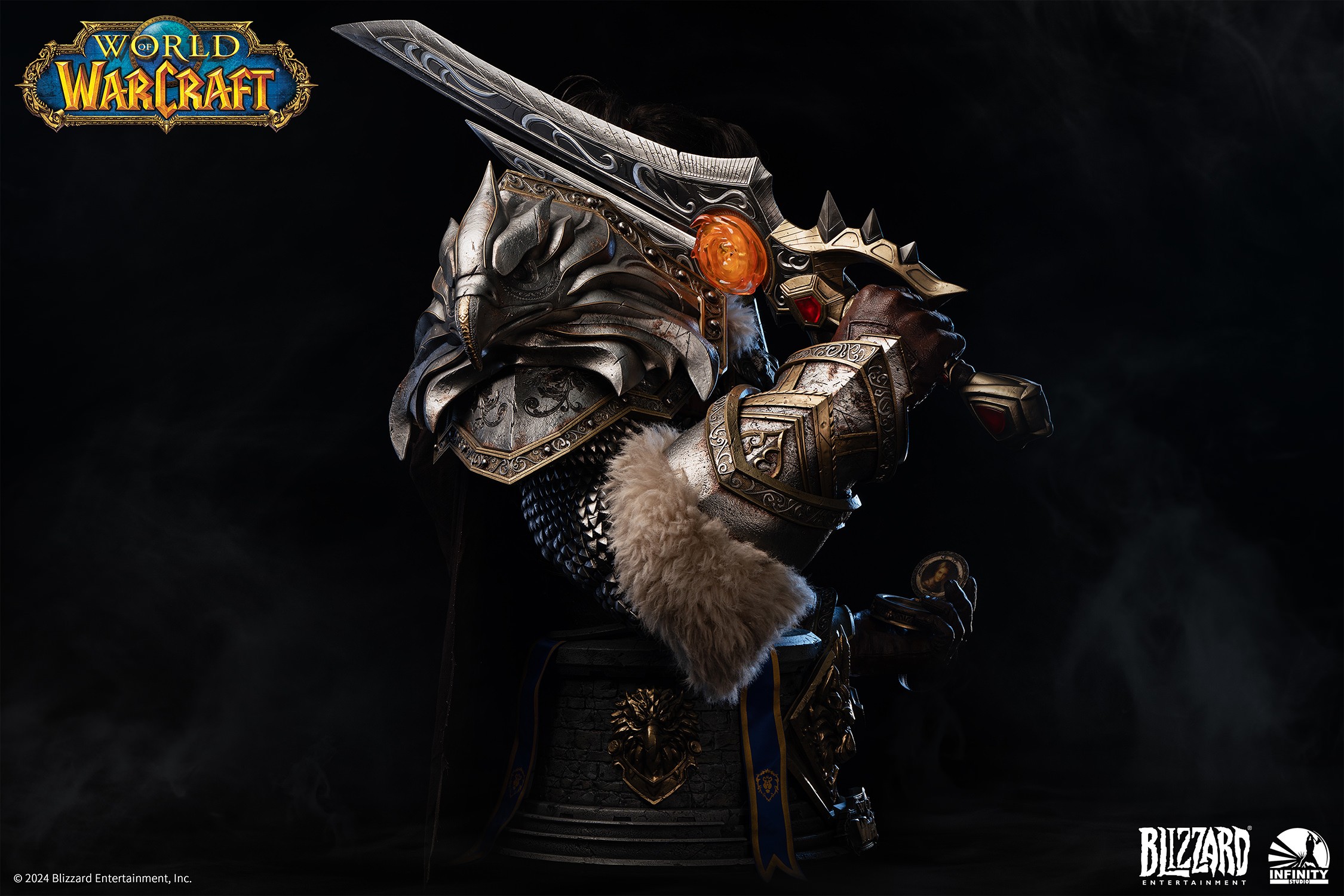 Warcraft Varian Wrynn Life-Size Bust  (Prototype Shown) View 8