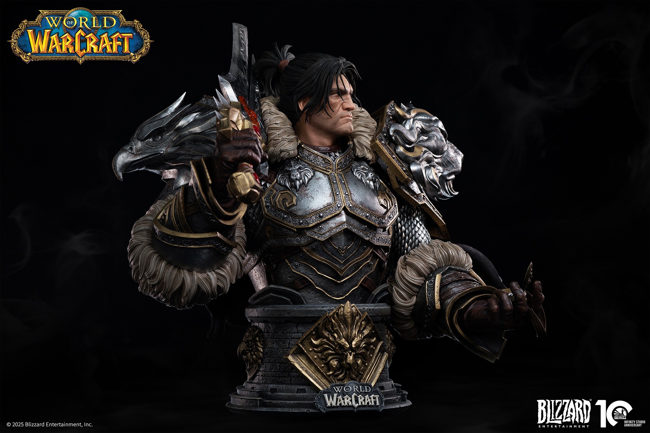Warcraft Varian Wrynn Bust  (Prototype Shown) View 11