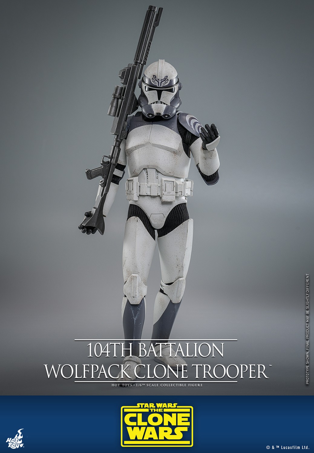 Star Wars 104th Battalion Wolfpack Clone Trooper™ Sixth Scale Figure  Collector Edition (Prototype Shown) View 3