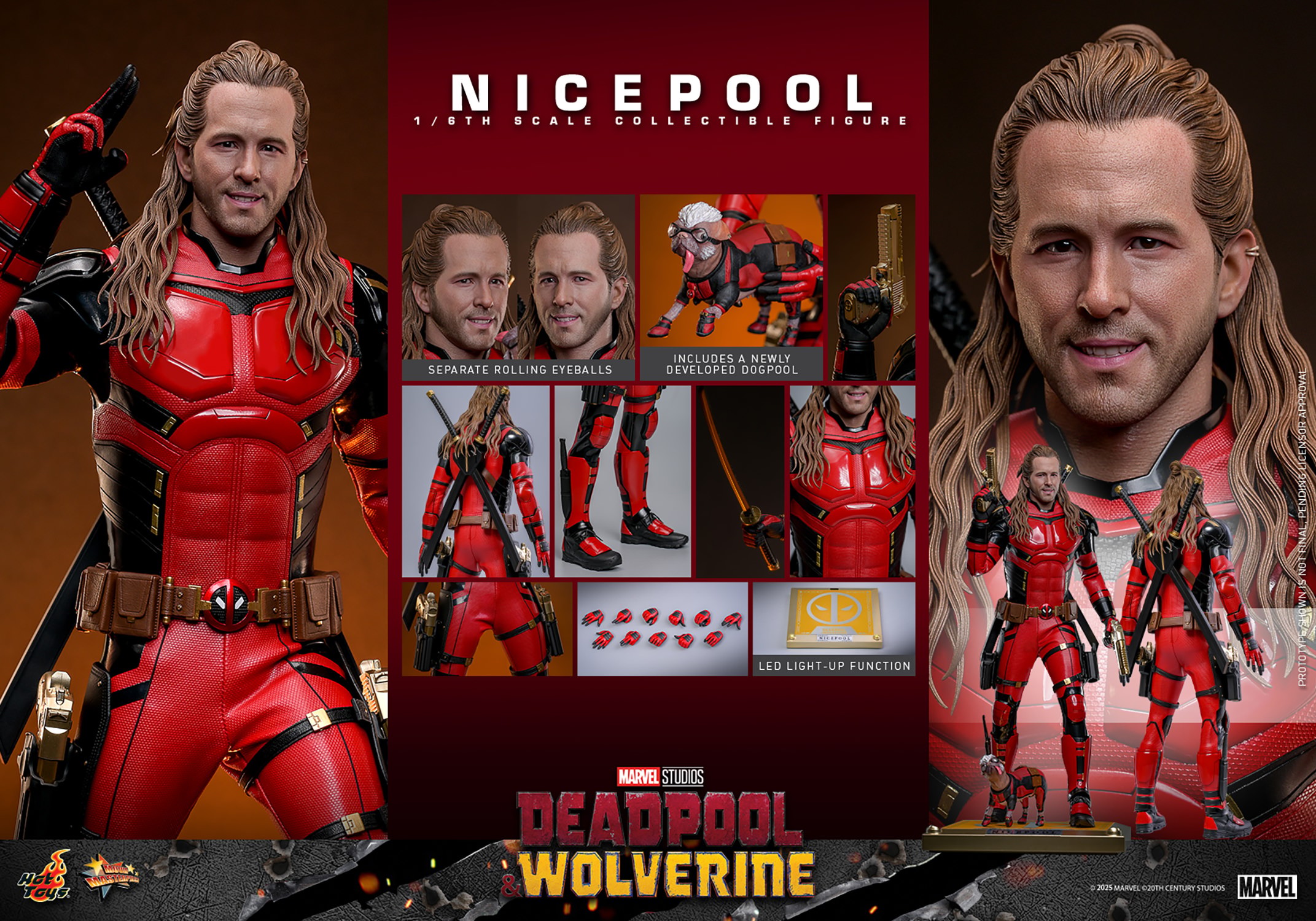 Marvel Nicepool Sixth Scale Figure  (Prototype Shown) View 22