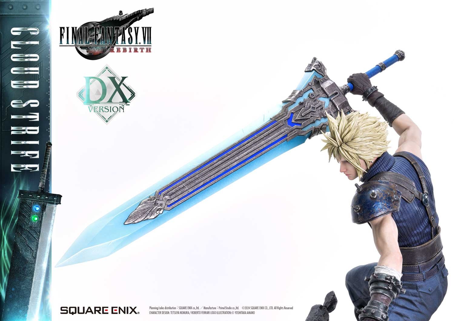 Final Fantasy Cloud Strife (Deluxe Version) Quarter Scale Statue  (Prototype Shown) View 7