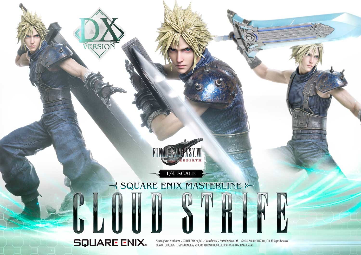 Final Fantasy Cloud Strife (Deluxe Version) Quarter Scale Statue  (Prototype Shown) View 10